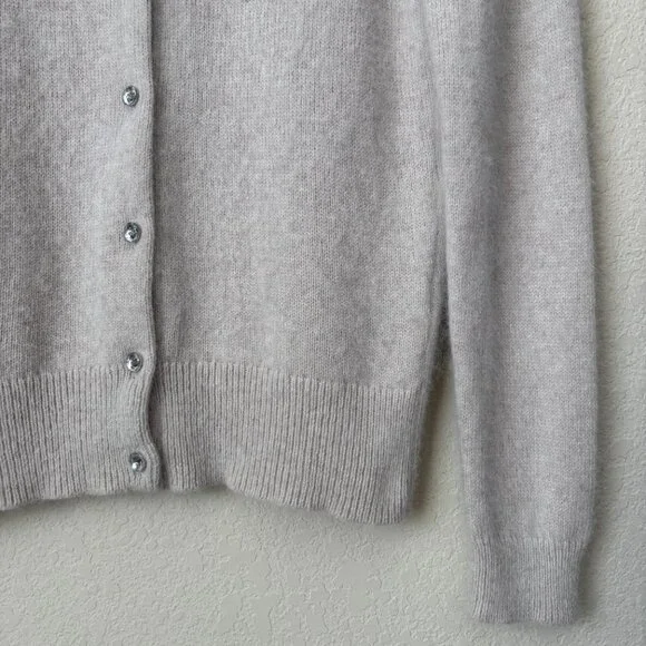 Angora Rabbit Hair Blend Super Soft Cardigan Sweater Apt. 9 - Picture 7 of 11